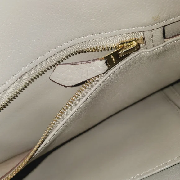 Hermes Ultraviolet Togo Leather Dove Gray Jypsiere 28 Bag - Picture 13 of 15